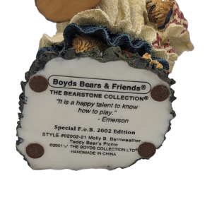 The Bearstone Collection – “Molly B. Berriweather…Teddy Bear’s Picnic”