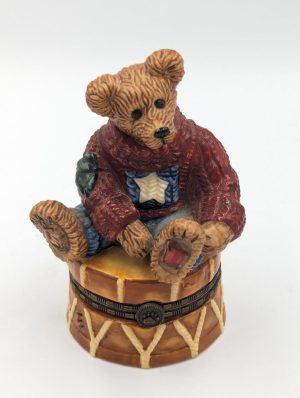 Boyds Bears – Uncle Bean’s Treasure Boxes – “EDDIE PROUD To Be An AMERICAN Keepsake Box”