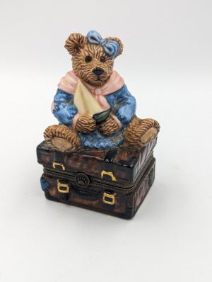 Boyds Bears – Uncle Bean’s Treasure Boxes – “Bearware Pottery 98-9”