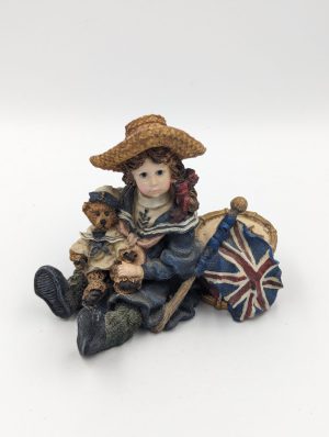 The Dollstone Collection -“Betsy with Edmund (British Flag)”