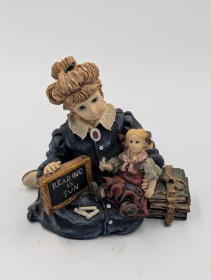 The Dollstone Collection – “Michelle w/Daisy… Reading is Fun”