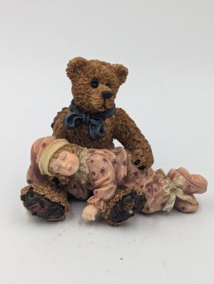 The Dollstone Collection – “Shelby… Asleep in Teddy’s Arms”