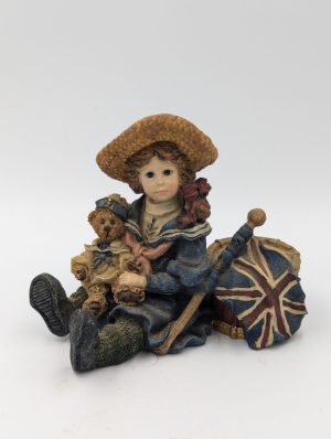 The Dollstone Collection -“Betsy with Edmund (British Flag)”