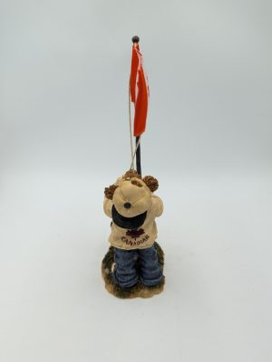 The Bearstone Collection – “Lester B. & Buster Bear…Raising the Canadian Flag” RARE