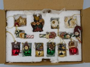 Ornaments – “Set of 14 Mini Ornaments, Tree Topers”