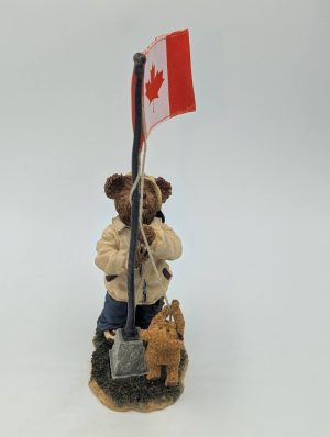 The Bearstone Collection – “Lester B. & Buster Bear…Raising the Canadian Flag” RARE