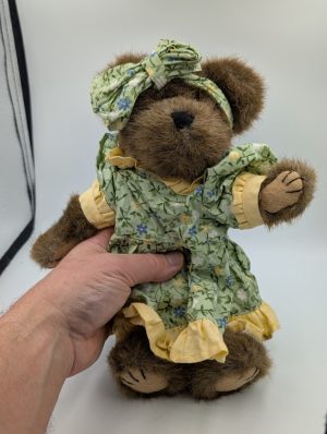 Boyds Bears Plush – “Bear In Green & Yellow Dress”