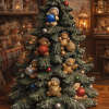Boyds Bears & Friends - "Chistmas Tree Displayer and Seven Ornaments" 2 356121b4 3059 464f bad3 cbeb6716a8fa