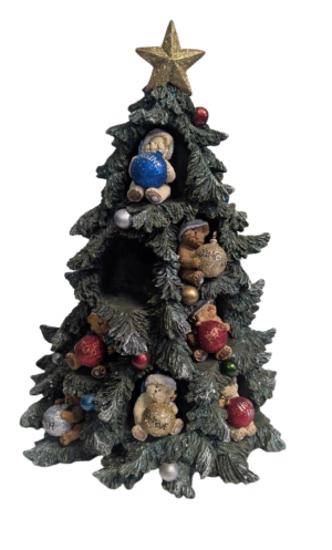 Boyds Bears & Friends – “Chistmas Tree Displayer and Seven Ornaments”