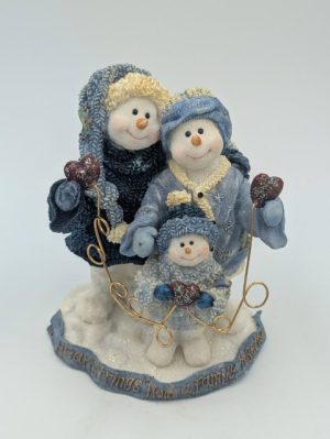 Boyds Bears & Friends – Snow Dooodes – Burry, Flurrie and Baby Jack… Family Ties”